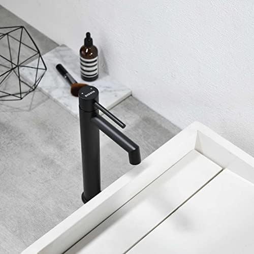 DICOYA Matte Black Vessel Sink Faucet Modern Durable 304 Steel