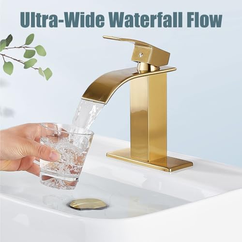 Durable Stainless Steel Bathroom Faucet with Deck-Mounted Installation