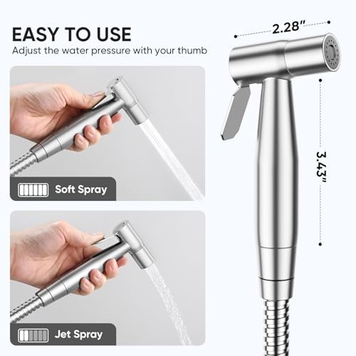 Arofa Handheld Bidet Sprayer Modern Bidet Faucet Ergonomic Design