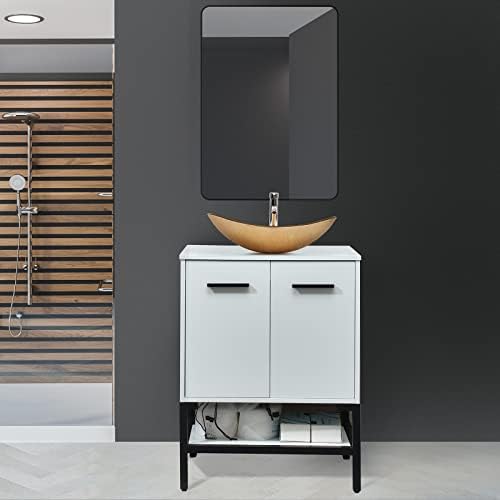 YORLITE Boat Shape Gold Bathroom Sink