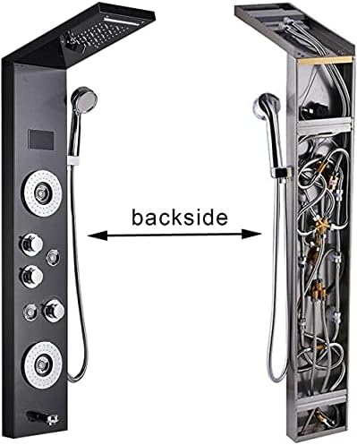 Ergonomic LED Shower Tower Panel