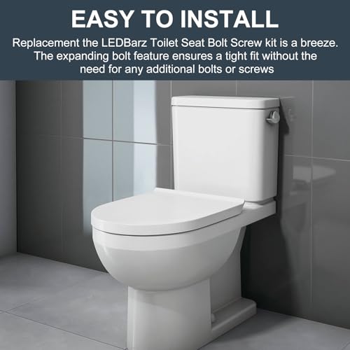 Quick-Install ToileT seat bolts for TOTO THU651N