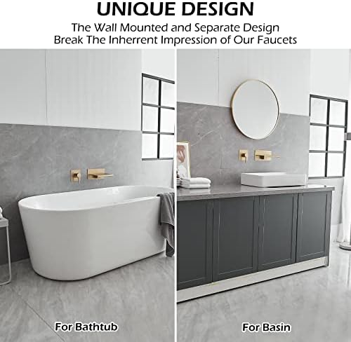 Luxury Wall-Mount Faucet from BWE Waterfall Flow for Modern Bathrooms