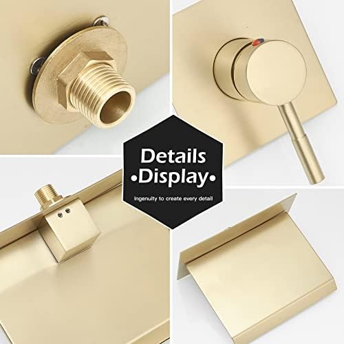 Luxury Wall-Mount Faucet from BWE Waterfall Flow for Modern Bathrooms