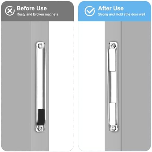 Chrome Frameless Shower Door Handle with Magnet