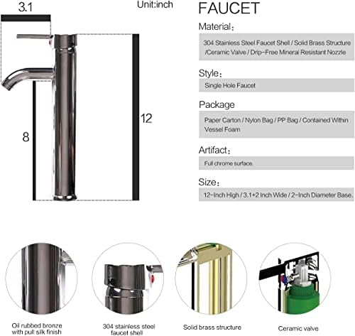 YORLITE Boat Shape Gold Bathroom Sink