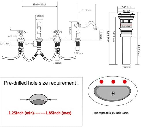 Experience Smooth Flow 8-inch Bathroom Faucet