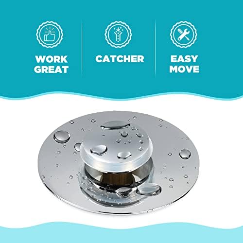 Universal bathroom sink stopper 11-15-inch design