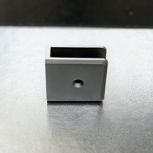 No Fabrication Glass Clamp 38 Thick Matte Black