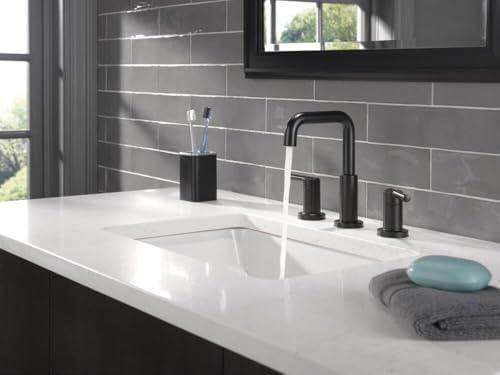 Matte Black Bathroom Faucet Easy Install Durable Design
