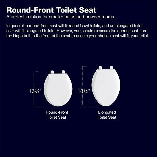 KOHLE Fixed-Position Quiet-Close Toilet Seat