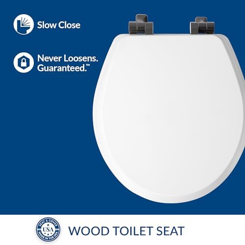 MayfairStylish Matte Black Toilet Seat odor-free secure and easy to install