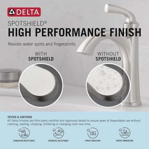 Delta Faucet Arvo Single Hole Brushed Nickel