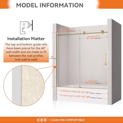 Compact Bath Sliding Door