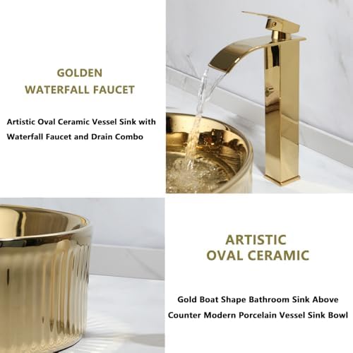 Luxury Gold Vessel Sink