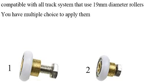 HAHIYO 27MM Smooth Rolling Shower Door Wheel