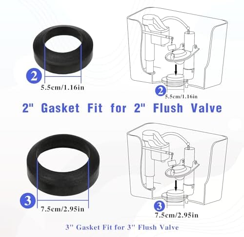 Sliverdew Universal Toilet Tank to Bowl Repair Kit