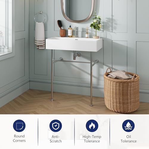 Deer Valley 30-inch Vessel Sink Stainless Steel with Overflow