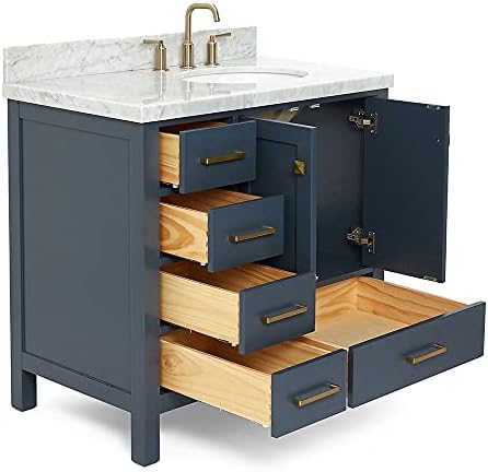 Luxury Bathroom Vanity with Marble Counter