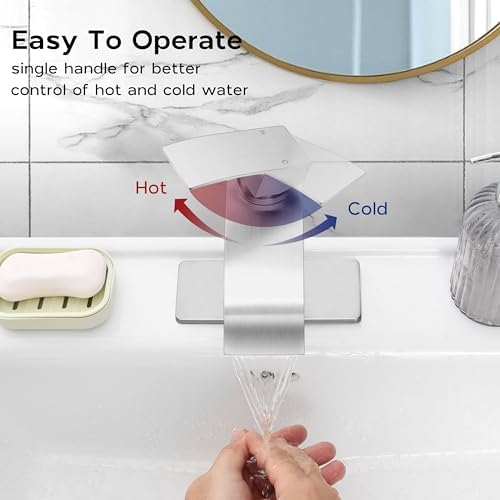Sturdy 1 or 3-Bolt Bathroom Faucet