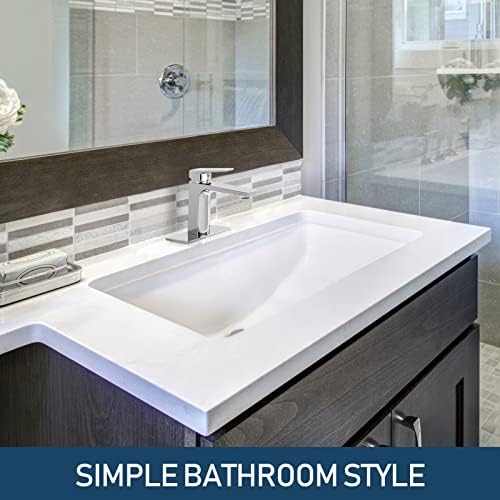 Modern Chrome Single-Handle Bathroom Faucet