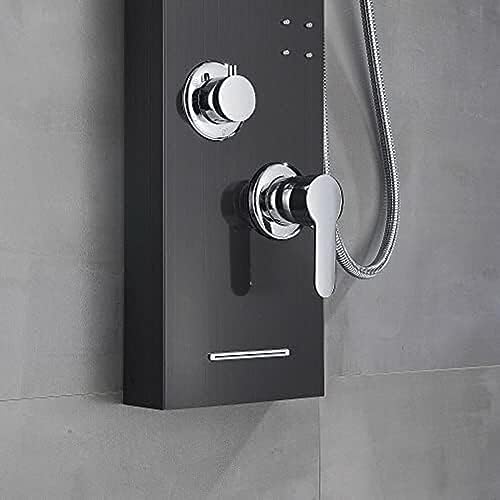 Sprinkling LED Waterfall shower body with massage jets rain-like water effect