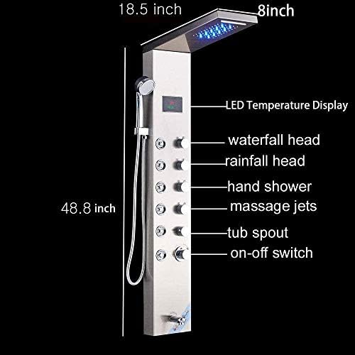 Huin Showers - Rust-Proof Steel Pressure-Persistent Design