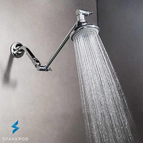 11-inch Adjustable Brass Shower Extension Arm