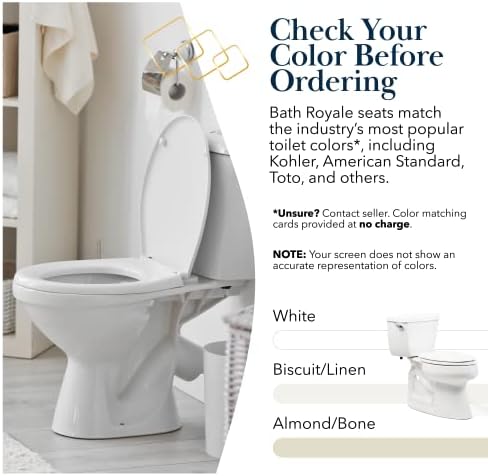 Bath Royale Round Toilet Seat Replacement for professional use