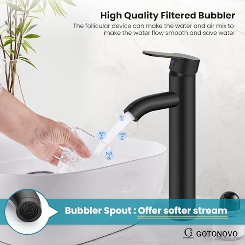 Premium Vessel Sink Faucet Modern Bathroom Fixtures 304 Stainless Steel