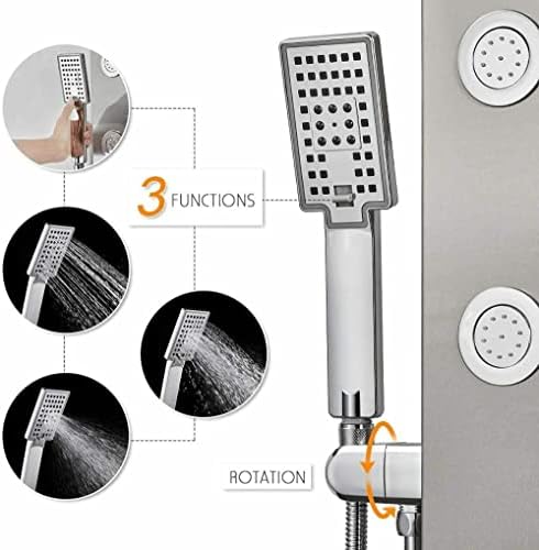 Stainless Steel Shower Panel Tower System with Rain massage Function