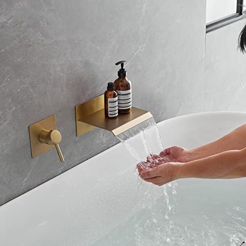 Luxury Wall-Mount Faucet from BWE Waterfall Flow for Modern Bathrooms