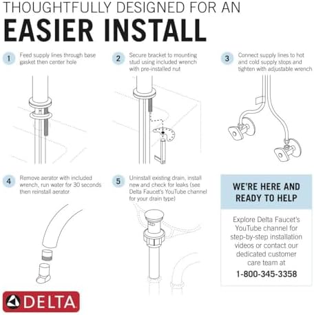Delta Faucet Arvo Single Hole Brushed Nickel