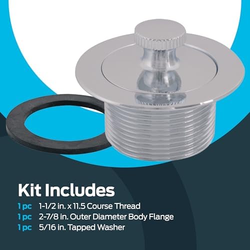 Eastman bathtub drain plug-in kit - easy bath setup