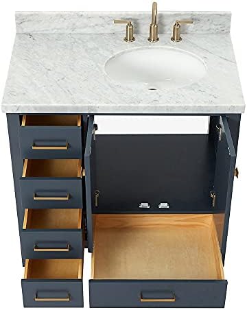 Luxury Bathroom Vanity with Marble Counter