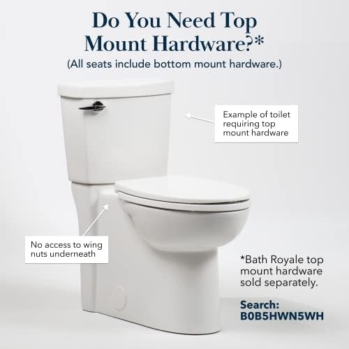 Bath Royale Round Toilet Seat Replacement for professional use