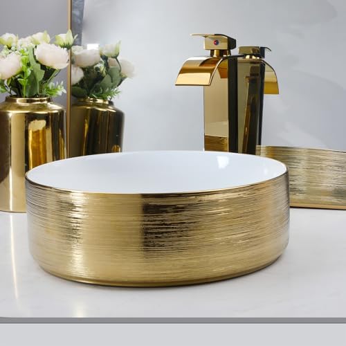 15 Bathroom Vessel Sink with mixer faucet combo