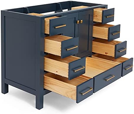 ARIEL 42 Midnight Blue Vanity Base Cabinet