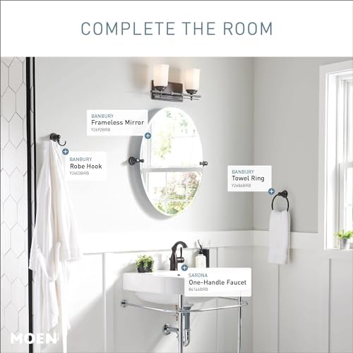 MOEN Sarona Bronze Farmhouse Faucet Smooth Rustic Design