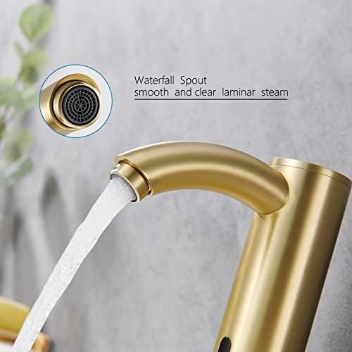 Luxury Touchless Bathroom Faucet with Temperature Control