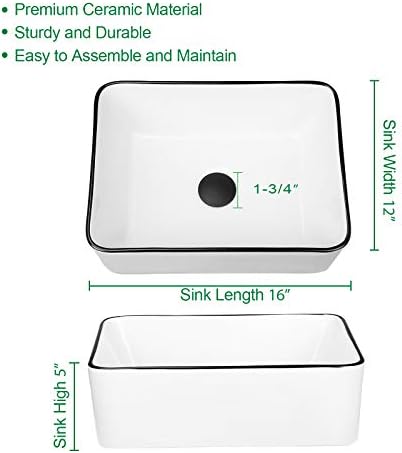 Stylish Ceramic Vessel Sink for Small Spaces