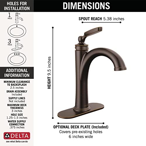 Delta Faucet Woodhurst Oil Rubbed Bronze X-Factor