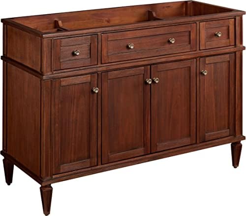 Mahogany 48 Vanity Cabinet - Antique Brown