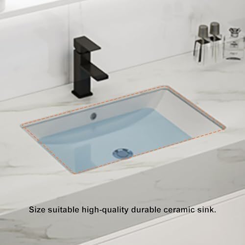 39 White Floating Vanity Set with Storage