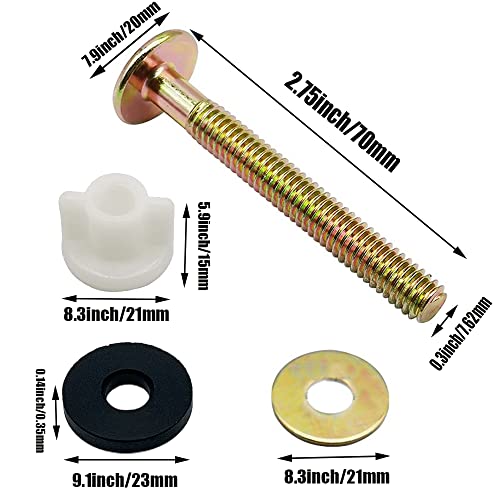 High-Quality Heavy Duty Toilet Seat Bolt and Screw Set