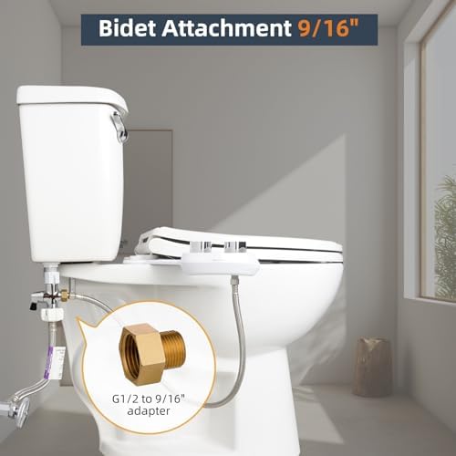 Hibbent Bidet T Adapter with Shut Off Valve