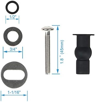 Secure Durable Toilet Seat Hinges