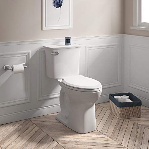 American Standard Slow Elongated Toilet Seat White - Smooth Closure Durable Design