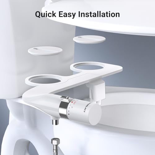 Elevate Your Toilet Experience with WATERLACE Dual Nozzle Bidet Attachment
