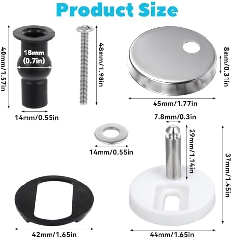 Quick Release Toilet Seat Bolt Kit